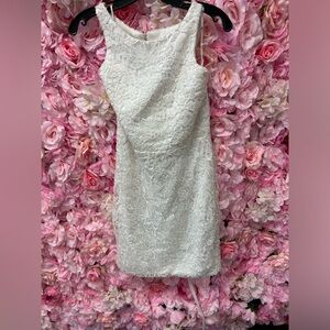 Size 10 White Short Dress